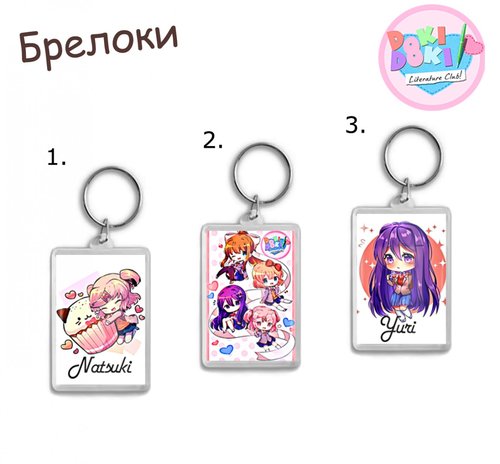 Фотография товара «Брелок Doki Doki Literature Club»