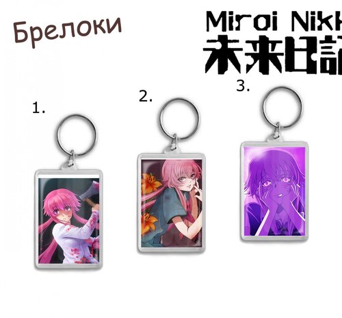 Фотография товара «Брелок Mirai nikki»