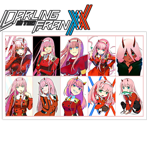 Фотография товара «Лист наклеек Darling in the FranXX»