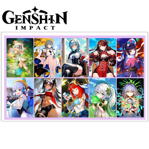 Фотография товара «Лист наклеек Genshin Impact»