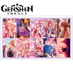 Фотография товара «Лист наклеек Genshin Impact »