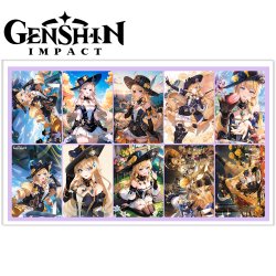 Фотография товара «Лист наклеек Genshin Impact »