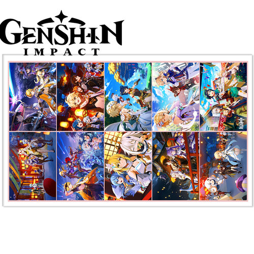 Фотография товара «Лист наклеек Genshin Impact»