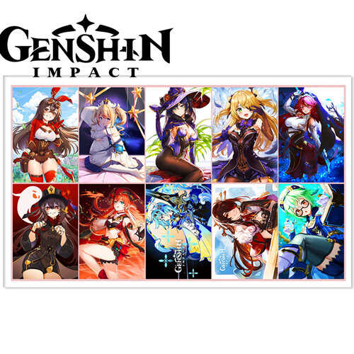 Фотография товара «Лист наклеек Genshin Impact»