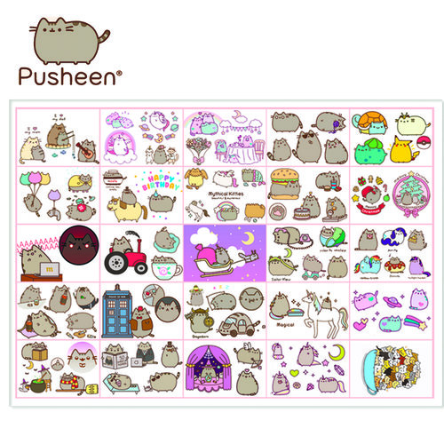 Фотография товара «Лист наклеек Pusheen the cat»