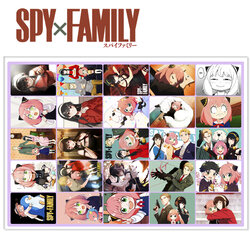 Фотография товара «Лист наклеек Spy x Family»