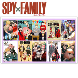 Фотография товара «Лист наклеек Spy x Family»