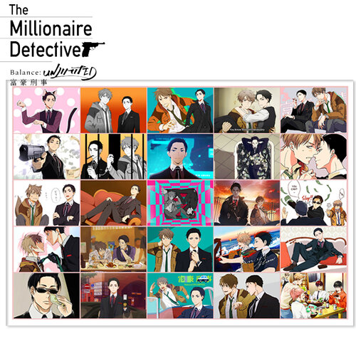 Фотография товара «Лист наклеек The Millionaire Detective »