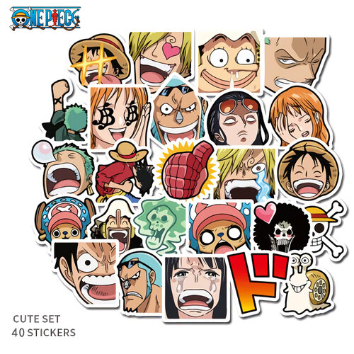 Фотография товара «Набор стикеров One Piece 40 шт.»
