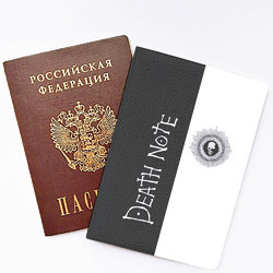 Фотография товара «Обложка на паспорт Death Note»