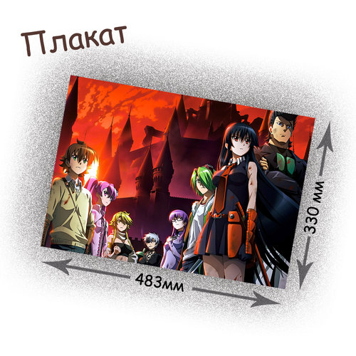 Фотография товара «Плакат Akame ga Kill!»