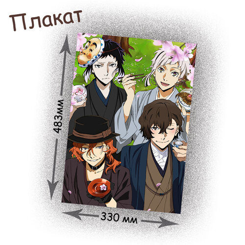 Фотография товара «Плакат Bungou Stray Dogs»