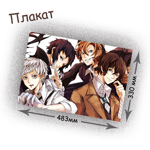 Фотография товара «Плакат Bungou Stray Dogs»