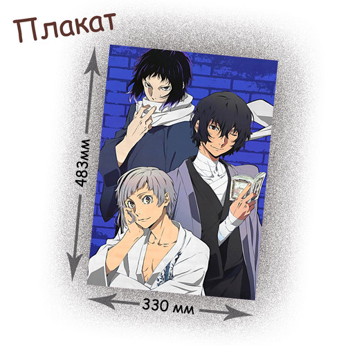 Фотография товара «Плакат Bungou Stray Dogs»