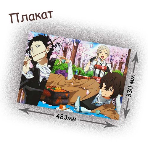 Фотография товара «Плакат Bungou Stray Dogs»