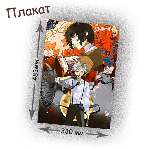 Фотография товара «Плакат Bungou Stray Dogs»