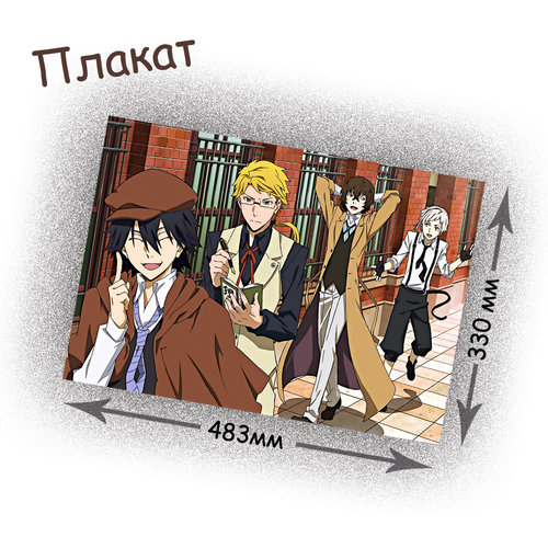 Фотография товара «Плакат Bungou Stray Dogs»