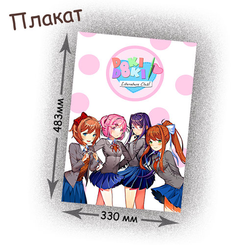 Фотография товара «Плакат Doki Doki Literature Club!»