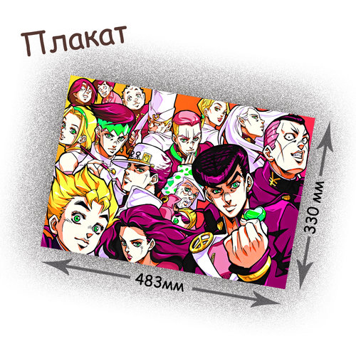 Фотография товара «Плакат JoJo's Bizarre Adventure»