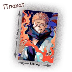 Фотография товара «Плакат Jujutsu Kaisen»