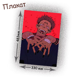 Фотография товара «Плакат Jujutsu Kaisen»