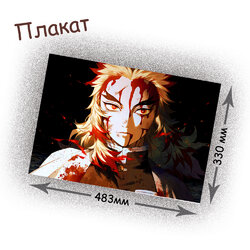 Фотография товара «Плакат Kimetsu no Yaiba»