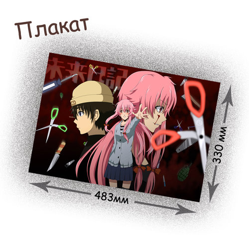 Фотография товара «Плакат Mirai Nikki »