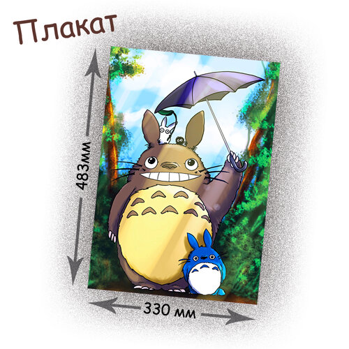 Фотография товара «Плакат Tonari no Totoro»