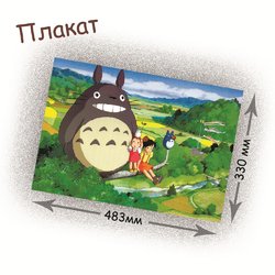 Фотография товара «Плакат Tonari no Totoro»