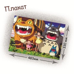 Фотография товара «Плакат Tonari no Totoro»