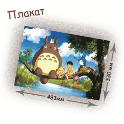 Фотография товара «Плакат Tonari no Totoro»