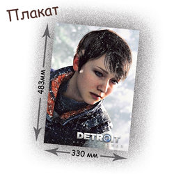 Фотография товара «Плакат Detroit Become Human»