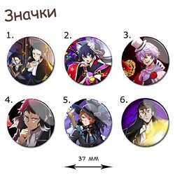 Фотография товара «Значок Bungou Stray Dogs»