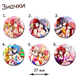 Фотография товара «Значок High School DxD»