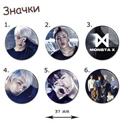 Фотография товара «Значок Monsta X »