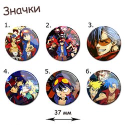 Фотография товара «Значок Gurren Lagann»