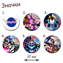 Фотография товара «Значок Voltron»