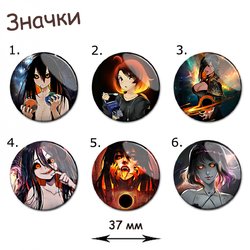 Фотография товара «Значок Black Hole-chan»